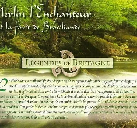 Villa le bois du loup en brocéliande Paimpont Esterno foto
